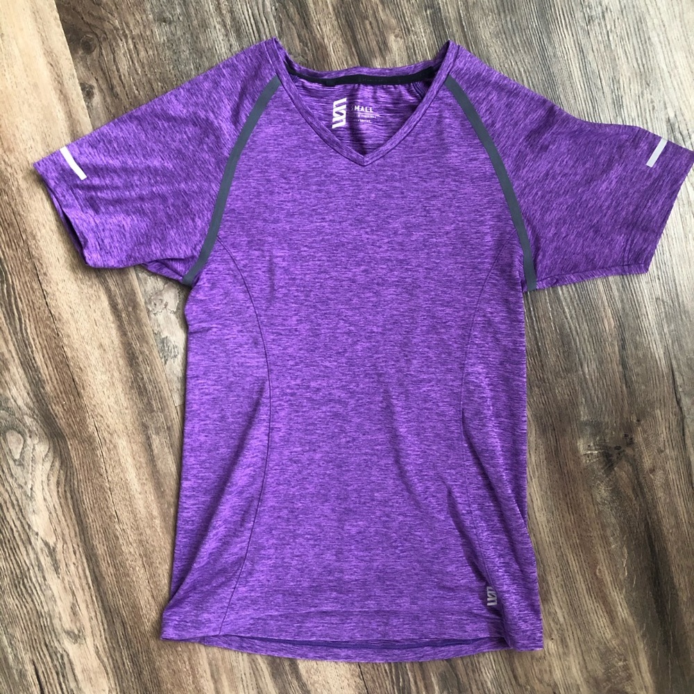 Second Skin Short Sleeve Fitted Shirt | Purple